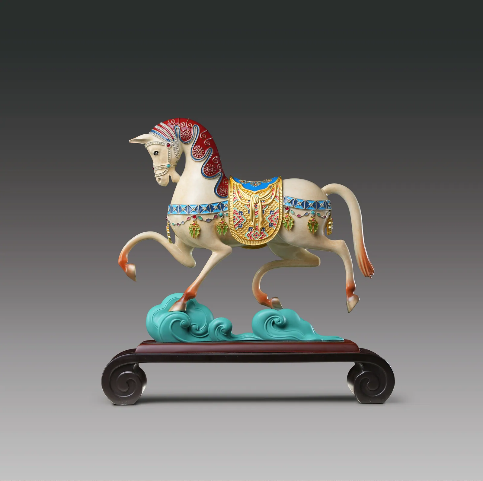 Celestial Horse in Rainbow Robes